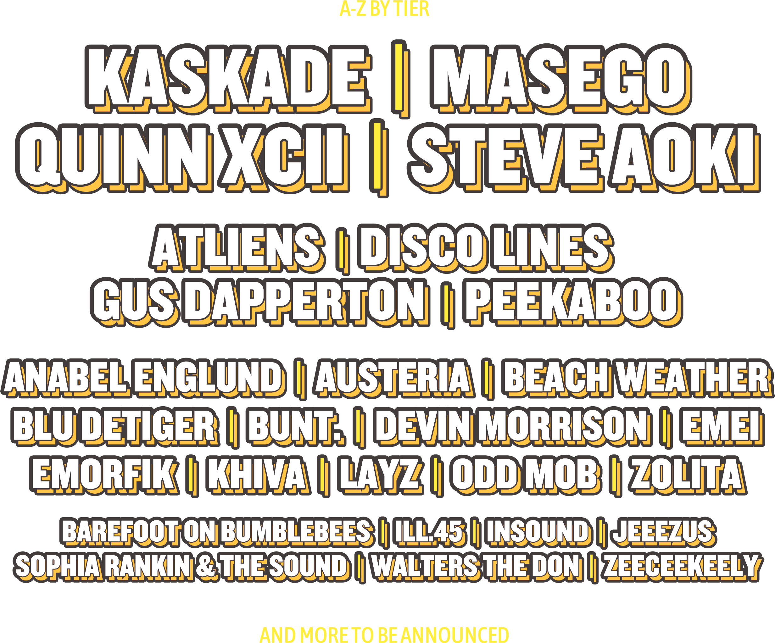 DUSK Music Festival Lineup